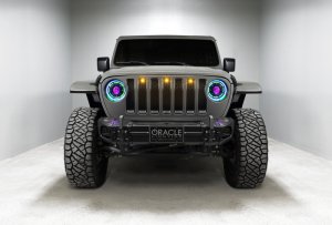 Jeep Gladiator Headlight Assemblies - ORACLE Lighting - Oculus ColorSHIFT Bi-LED Projector