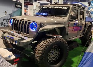 Jeep Gladiator Headlight Assemblies - ORACLE Lighting - Oculus ColorSHIFT Bi-LED Projector