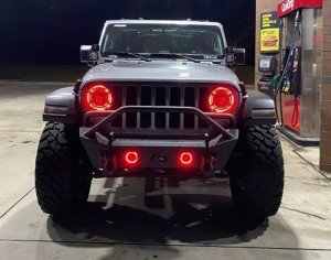 Jeep Gladiator Headlight Assemblies - ORACLE Lighting - Oculus ColorSHIFT Bi-LED Projector