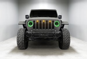 Jeep Gladiator Headlight Assemblies - ORACLE Lighting - Oculus ColorSHIFT Bi-LED Projector