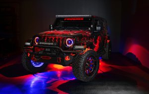 Jeep Gladiator Headlight Assemblies - ORACLE Lighting - Oculus ColorSHIFT Bi-LED Projector