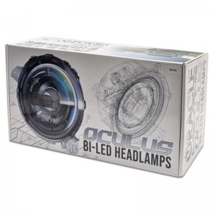 Jeep Gladiator Headlight Assembly - ORACLE Lighting - Oculus BiLED Projector - Satin Silver