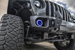 Jeep Gladiator Fog Light Assembly - ORACLE Lighting - High Performance W LED - Blue