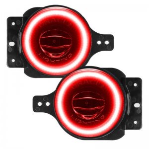 Jeep Gladiator Fog Light Assembly - ORACLE Lighting - High Performance W LED - Red