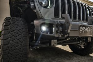 Jeep Gladiator Fog Light Assembly - ORACLE Lighting - High Performance W LED - Green