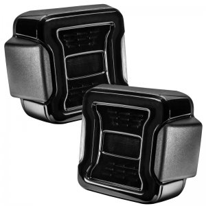Jeep Wrangler JL Tail Lights - ORACLE Lighting - Black Series LED - Black - `19-`21
