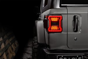 Jeep Wrangler JL Tail Lights - ORACLE Lighting - Black Series LED - Black - `19-`21