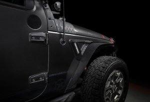 Jeep Wrangler JK Sidetrack LED Lighting System - Side - ORACLE Lighting - Matte Black