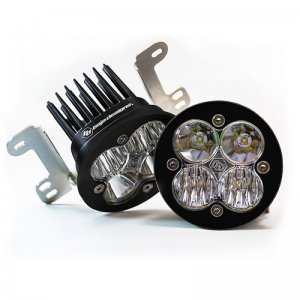 Jeep Wrangler JK Fog Light Pocket Kit - Baja Designs - Squadron R Sport - `07-`17