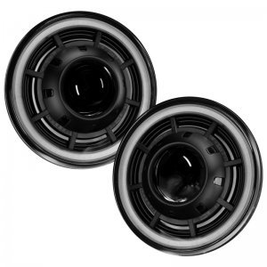 Jeep Wrangler JK Projector Headlights - ORACLE Lighting - Oculus 7in Switchback Bi-LED - `07-`18
