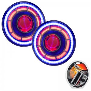 Jeep Wrangler JK Projector Headlights - ORACLE Lighting - Bi-LED, ColorSHIFT - ColorSHIFT - `07-`18