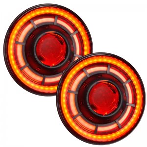 Jeep Wrangler JK Projector Headlights - ORACLE Lighting - Bi-LED - ColorSHIFT - `07-`18