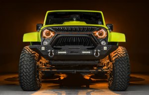 Jeep Wrangler JK Projector Headlights - ORACLE Lighting - ColorSHIFT BiLED - `07-`18