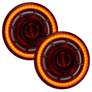 Jeep Wrangler JK Projector Headlights - ORACLE Lighting - ColorSHIFT BiLED - `07-`18