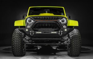 Jeep Wrangler JK Projector Headlights - ORACLE Lighting - ColorSHIFT BiLED - `07-`18