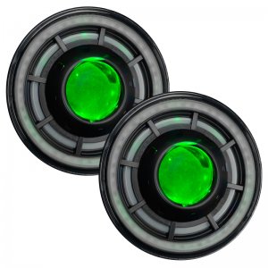 Jeep Wrangler JK Projector Headlights - ORACLE Lighting - ColorSHIFT BiLED - `07-`18