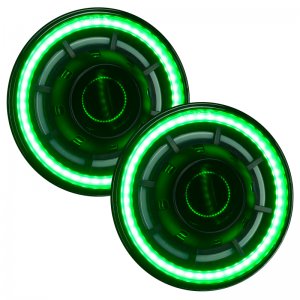 Jeep Wrangler JK Headlight Assembly - ORACLE Lighting - Bi-LED Projector - ColorSHIFT