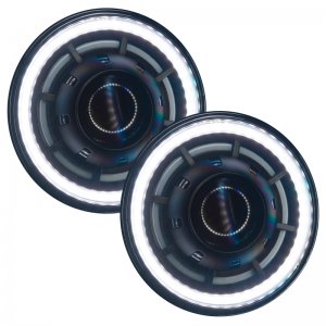 Jeep Wrangler JK Headlight Assembly - ORACLE Lighting - Bi-LED Projector - ColorSHIFT