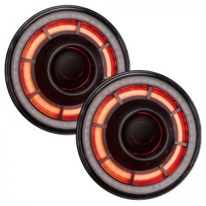 Jeep Wrangler JK BiLED Projector Headlights - ORACLE Lighting - RGB+W - ColorSHIFT - `07-`18