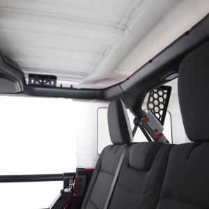 Jeep Wrangler JL Rack Mount Kit - Go Rhino - SRM - Textured Black - `19-`22