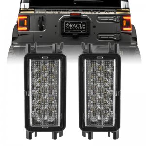 Jeep Wrangler JL Tail Lights - ORACLE Lighting - Dual Function - Amber/White - 2018