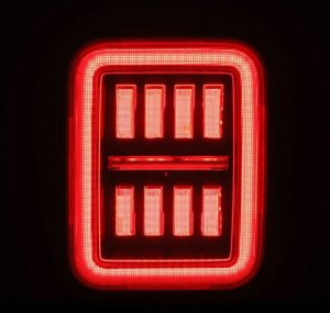 Jeep Gladiator Headlights - AlphaRex - NOVA-Series Prismatic LED - Alpha-Black - `19-`24