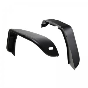 Jeep Gladiator Tube Fenders - Front - Westin - Textured Black - 2020+