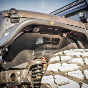 Jeep Wrangler JL Inner Fenders - Front - Westin - Textured Black - `18-`20