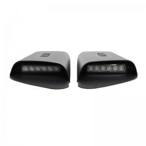 Jeep Gladiator LED Hood Scoops - Westin - Textured Black - `18-`20