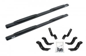 Jeep Gladiator Steps - Go Rhino - OE Xtreme 4in - Textured Black - 2020+
