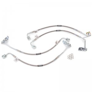 Jeep Wrangler JK Brake Line Kit - Russell - Stock Height to 1in Lift - `07-`08
