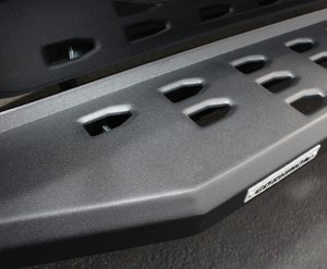 Jeep Wrangler JK Running Boards w Drop Steps - Go Rhino - RB20 - Black - `07-`18