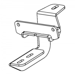 Jeep Wrangler JK Mounting Brackets - Go Rhino - V-Series V3/RB10 Slim/RB20 Slim/RB30 - Tex. Blk - `07-`18
