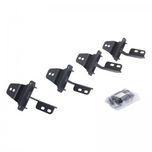 Jeep Wrangler JK Mounting Brackets - Go Rhino - V-Series V3/RB10 Slim/RB20 Slim/RB30 - Tex. Blk - `07-`18
