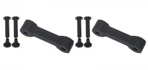 Jeep Wrangler JK Hood Safety Catch - Kentrol - Textured Black - `07-`18