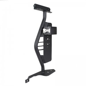 Jeep Gladiator Jack Mount - Front Driver Side - Go Rhino - Hi-Lift Jack - Textured Black - `18-`24