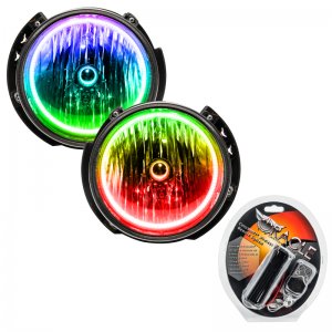 Jeep Wrangler JK Headlight Assemblies - ORACLE Lighting - ColorSHIFT w/ RF Controller - `07-`16