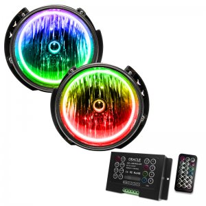 Jeep Wrangler JK Headlight Assembly - ORACLE Lighting - ColorSHIFT w/ 2.0 Controller - `07-`16