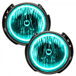 Jeep Wrangler JK Headlight Assembly - ORACLE Lighting - w/ BC1 Controller - ColorSHIFT - `07-`16