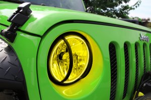 Jeep Wrangler JK Headlight Assembly - ORACLE Lighting - w/ BC1 Controller - ColorSHIFT - `07-`16