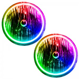 Jeep Wrangler JK Headlight Assembly - ORACLE Lighting - SMD - ColorSHIFT w/ Simple Controller - `07-`16