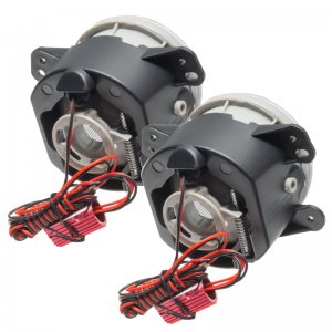 Jeep Wrangler JK LED Fog Light Halos - ORACLE Lighting - Pre-Assembled - Red - `07-`09