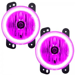 Jeep Wrangler JK Fog Lights - ORACLE Lighting - LED Halo - Pink - `10-`15