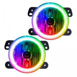 Jeep Wrangler JK Fog Light Assembly - ORACLE Lighting - Dynamic - ColorSHIFT - `10-`15