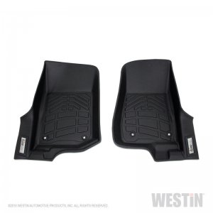 Jeep Gladiator Floor Liner - Front - Westin - Wade Sure-Fit - Black - `20-`23