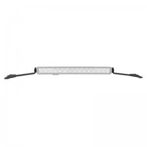 Jeep Gladiator Light Mount - Hood Hinge - Go Rhino - 20in Single Row - Textured Black - `18-`20