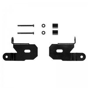 Jeep Gladiator Light Mount Brackets - A-Pillar - KC HiLiTES - Black - `18-`24