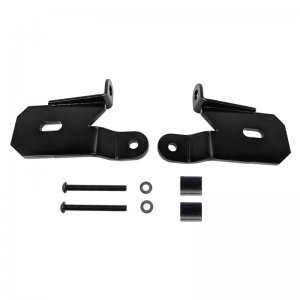 Jeep Gladiator Light Mount Brackets - A-Pillar - KC HiLiTES - Black - `18-`24