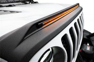 Jeep Wrangler JL Hood Deflector - AVS - LightShield - Black - `18-`19