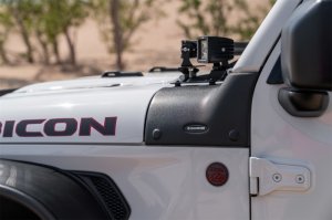 Jeep Wrangler JL Trail Armor Cowl Guard - Bushwacker - OEM Matte - Black - `18-`19